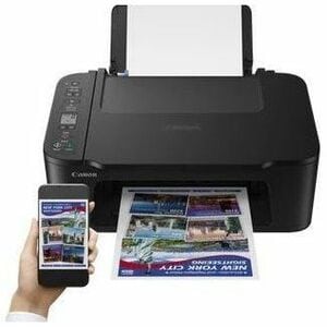 Canon PIXMA TS3750i Wired & Wireless Inkjet Multifunction Printer - Colour - Black - Copier/Printer/Scanner - 4800 x 1200 
