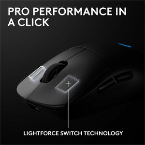 Logitech G PRO 2 LIGHTSPEED Wireless Gaming Mouse, Right- or Left-Handed Mouse with up to 4 Customizable and Switchable Ma