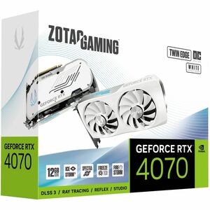 Zotac NVIDIA GeForce RTX 4070 Grafikkarte - 12 GB GDDR6 - 7680 x 4320 - 2,49 GHz Boost-Taktfrequenz - 192 Bit Busbreite - 