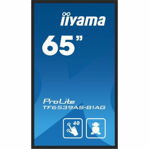 iiyama TF6539AS-B1AG. Produktdesign: Kiosk-Design. Bildschirmdiagonale: 163,8 cm (64.5"), Bildschirmtechnologie: LED, Disp