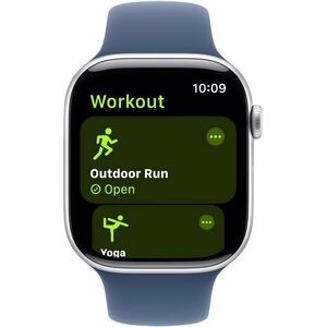 Apple Watch SE Smart Watch - 44 mm Case Height - 38 mm Case Width - Argenté Case Color - Denim Band Color - Aluminium Case