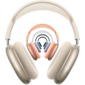 Apple AirPods Max 无线 挂耳式, 头戴式 立体声 耳机 - 紫色 - Siri - 双声道 - 头戴护耳式 - 蓝牙