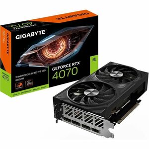 Gigabyte NVIDIA GeForce RTX 4070 Graphic Card - 12 GB GDDR6 - 7680 x 4320 - 2.49 GHz Core - 192 bit Bus Width - PCI Expres