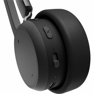 Lenovo Wireless On-ear, Over-the-head Stereo Headset - Black - Binaural - Circumaural - 3000 cm - Bluetooth - 32 Ohm - 20 