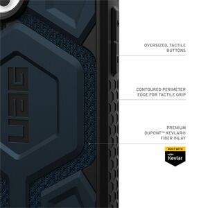Urban Armor Gear Monarch Pro Rugged Case for Apple iPhone 16 Pro Smartphone - Kevlar Mallard - Scratch Resistant, Dent Res
