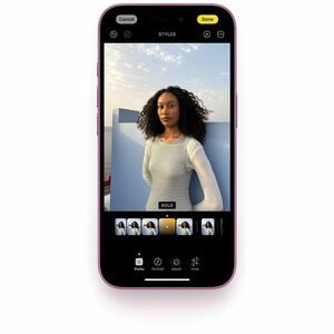 Apple iPhone 16 128 GB Smartphone - 15.5 cm (6.1") OLED 2556 x 1179 - A18Hexa-core (6 Core) - iOS 18 - 5G - Pink - Bar - A