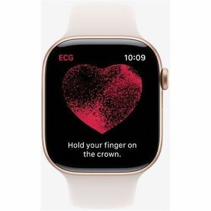 Apple Watch Series 10 Smartwatch - 42 mm Case Height - 36 mm Case Width - Rose Gold Case Color - Pink Band Color - Alumini