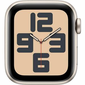Apple Watch SE Smart Watch - 40 mm Case Height - 34 mm Case Width - Starlight Case Color - Starlight Band Color - Aluminiu