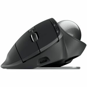 Logitech MX Ergo S Trackball - Bluetooth - USB Type A - Optical - 8 Button(s) - 6 Programmable Button(s) - Graphite - Wire