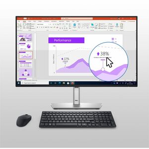 Tastiera e mouse Dell KM555 - QWERTY - Italiano - Retail Scatola - USB Stantuffo Wireless Bluetooth/RF 5.1 2,40 GHz Tastie