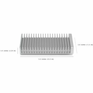 OWC Express 1M2 1 TB Portable Rugged Solid State Drive - M.2 External - PCI Express NVMe (PCI Express NVMe 4.0) - Silver -