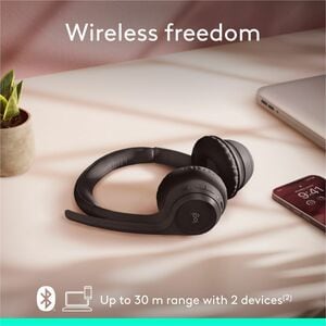 HEADSET ZONE 300 LOGITECH BLACK BT