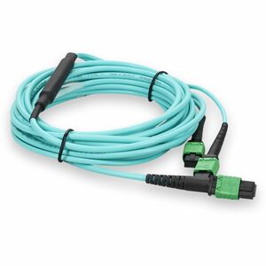 AddOn 5 m Fibre Optic Network Cable - 1 - Cable for Network Device - First End: 1 x MPO-12 Network - Female - Second End: 