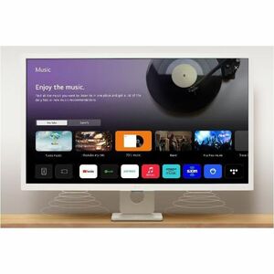 LG 32SR50F-W 32" Class Full HD Smart LCD Monitor - 16:9 - 31.5" Viewable - In-plane Switching (IPS) Technology - 1920 x 10