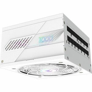 Aorus GP-AE1000PM PG5 ICE ATX 3.0, ATX12V v3.0 Modular Power Supply - 1 kW - 120 V AC, 230 V AC Input - 3.3 V DC Output - 