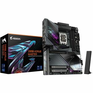 Aorus Ultra Durable Z890 AORUS MASTER Gaming Desktop Motherboard - Intel Z890 Chipset - Socket LGA-1851 - ATX - Core Ultra