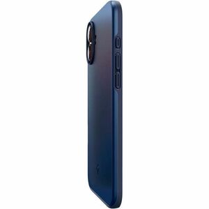 Spigen Thin Fit Case for Apple iPhone 16 Smartphone - Navy Blue - Scratch Resistant, Shock Resistant, Drop Resistant - Pol