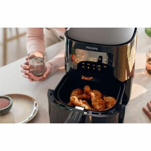 Friggitrice ad aria Philips HD9252 - Elettrico - 1400 W - 4,10 L - Nero, Argento