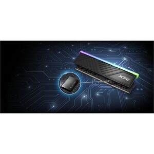 Módulo RAM XPG SPECTRIX D35G AX4U320016G16A-SWHD35G - 16GB (1 x 16GB) - RGB DDR4 SDRAM - 3200MHz - CL16 - 1.35V - UDIMM - 