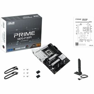 Scheda madre desktop da gioco Asus Prime X870-P WIFI - AMD X870 Chipset - Socket AM5 - ATX - Ryzen 7, Ryzen 8, Ryzen 9 Pro