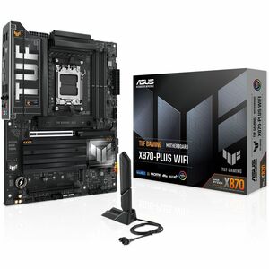 TUF GAMING X870-PLUS WIFI Gaming Desktop Motherboard - AMD X870E Chipset - Socket AM5 - ATX - Ryzen 7, Ryzen 9, Ryzen 8 Pr