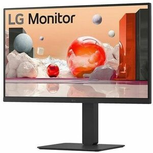 LG 27BA850-B 27"" Class Webcam Full HD LCD Monitor - 16:9 - Matte Black - 27"" Viewable - In-plane Switching (IPS) Technol