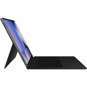 Samsung Book Cover Keyboard/Cover Case (Book Fold) Samsung Galaxy Tab S10 Ultra, Galaxy Tab S9 Ultra Tablet - Black - 327 