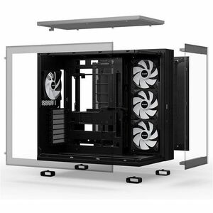 be quiet! Light Base 600 LX Black Computergehäuse - ATX, Micro ATX, Mini ATX Motherboard Supported - Midi-Tower - Stahl, G