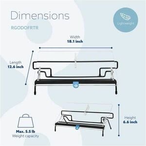 R-Go Dokument Dokumentenhalter - Unterstützung 297 mm x 420 mm Medien - 105 mm x 315 mm x - Acryl, Stahl - Schwarz - 5 kg 