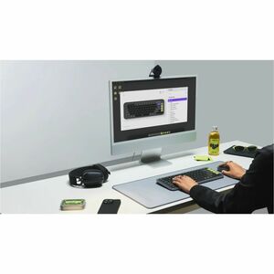 Clavier et souris Logitech POP Icon Combo - QWERTY - Anglais (US) - Sans fil Bluetooth Clavier - Couleur du clavier/pavé t