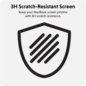 Filtre de confidentialité pour écran pour Apple HyperShield HS5113GL 3H - Pour 34,5 cm (13,6") LCD MacBook Air, MacBook Pr