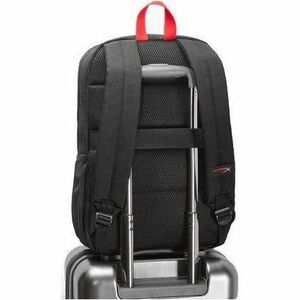 HyperX Delta Carrying Case (Backpack) for 40.6 cm (16") Gaming Gear, Travel, Notebook, Water Bottle - Black - Weather Resi