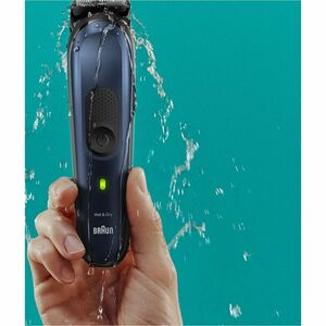 Trimmer Braun MGK7421 - Blu - Per Maschio - x Metallo Lame - senza filo - 1,67 Ora Tempo di funzionamento massimo batteria
