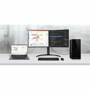 LG Ultrawide 34WR55QK-B 34" Class UW-QHD Curved Screen LCD Monitor - 21:9 - 34" Viewable - Vertical Alignment (VA) - 3440 