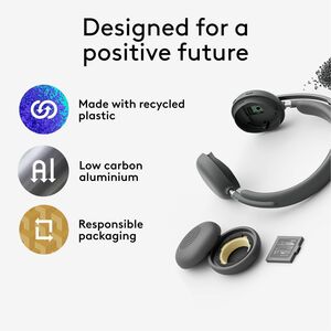 Logitech Zone Wireless 2 Noise Canceling Headset with Hybrid ANC, Native Bluetooth - Microsoft Teams Certification - Stere