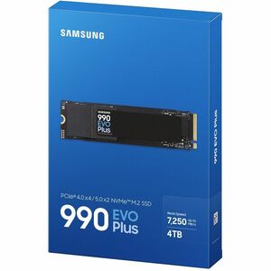 Samsung MZ-V9S4T0. SSD capacity: 4 TB, SSD form factor: M.2, Read speed: 7250 MB/s, Write speed: 6300 MB/s, Component for: PC