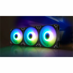 In Win Neptune AN120 Cooling Fan - PC, Case - 120 mm Maximum Fan Diameter - 3 x Fan(s) - 102.11m³/h Maximum Airflow - 2200