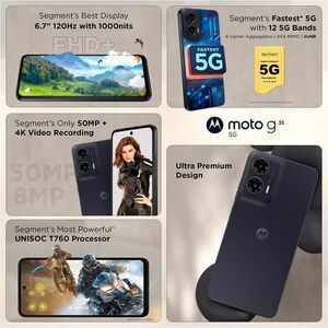 MOTO G35 5G 256GB 4GB RAM XT2433-2 CINZA
