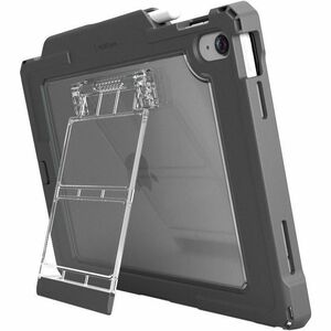 MAXCases Shield Extreme-X2 for iPad 10 10.9" w/3.5 mm Adapter and Tamper-Resistant Design (2022) (Black Bezel-Gray Case) -