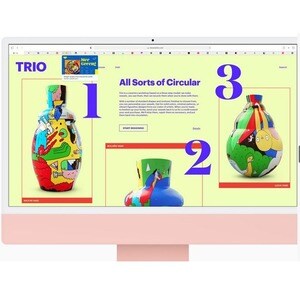 Apple iMac MD2U4CH/A 一体机 - Apple - 24 GB - 512 GB SSD - 61 cm (24") 4.5K - 台式机 - 粉 - Apple M4 芯片 - 4480 x 2520 - Apple 10核