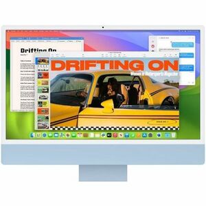 Apple iMac MWV33KS/A All-in-One Computer - Apple M4 - 16 GB - 512 GB SSD - 61 cm (24") 4.5K - Desktop - Blue - Apple M4 Ch