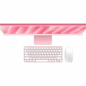 24-inch iMac with Retina 4.5K display: Apple M4 chip with 10‑core CPU and 10‑core GPU, 16GB, 256GB SSD - Pink