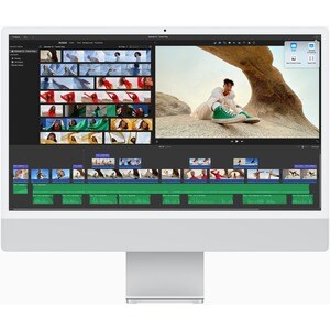 Computer Tutto in uno Apple iMac MWUU3T/A - Apple M4 - 16 GB - 256 GB SSD - 61 cm (24") 4.5K - Desktop - Argento - Apple M