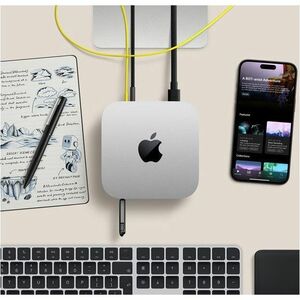 Apple Mac mini MU9E3CH/A 台式计算机 - Apple - 16 GB - 512 GB SSD - Mini PC - 银 - Apple M4 芯片 - Apple 10核 - IEEE 802.11ax - 155 W