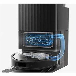 Robot Vacuum Cleaner Roborock Qrevo Plus senza filo - Nero - 60 W Motore - 330 mL Capacità polvere - 80 mL Capacità serbat