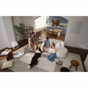 Robot Vacuum Cleaner Roborock Qrevo Curv senza filo - Bianco - 66 W Motore - 325 mL Capacità polvere - 80 mL Capacità serb