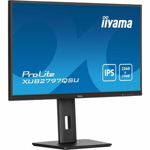 iiyama ProLite XUB2797QSU-B2 27 Zoll Class WQHD LED-Monitor - 16:9 Format - Mattschwarz - 68,6 cm (27 Zoll) Viewable - IPS