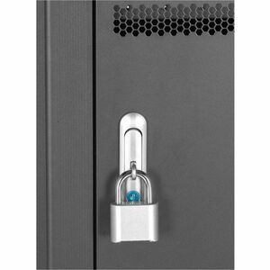 V7 36 Device USB-C PD Prewired US Charge Cart - Push Handle Handle - 4 Casters - 5" Caster Size - Steel, High-grade Cold R
