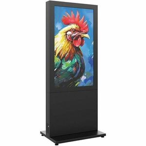 HAGOR Displaygehäuse - 55 Zoll (139,70 cm) - Portrait - Boden - Anthrazit
