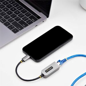 StarTech.com 2.5Gigabit Ethernet Adapter for Tablet, Notebook, Desktop Computer - 2.5GBase-T - Desktop - Space Gray - USB 
